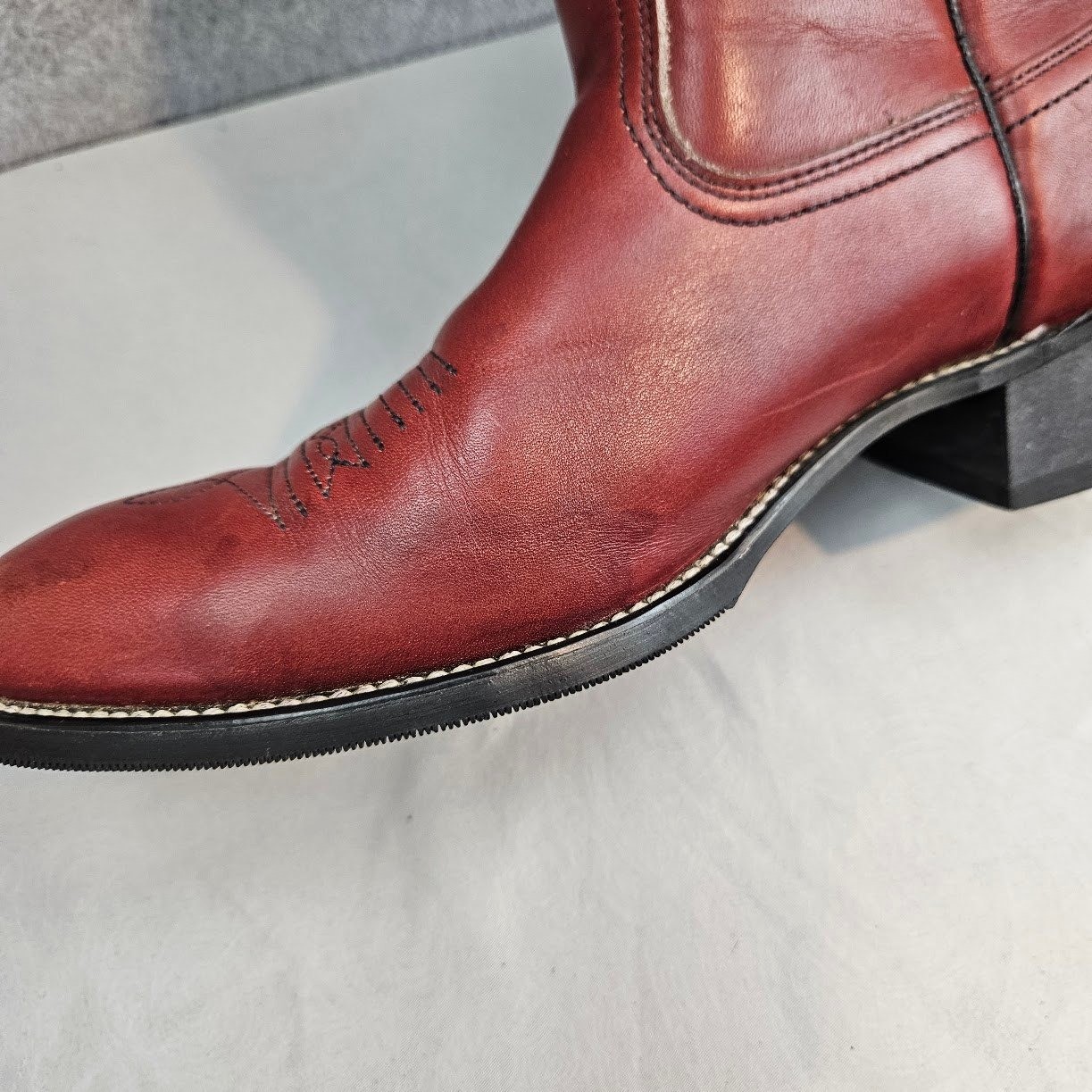 VIBRAM | RARE Vintage 1992 Red Wing Pecos (Style 1178) Western Boots Made in USA