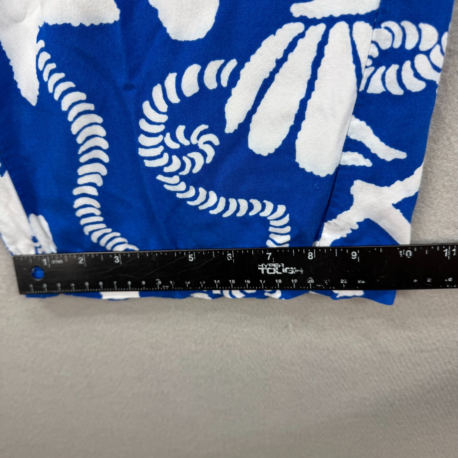 Lilly Pulitzer Palazzo Pants Womens Medium Blue White Nautical Anchor Beach