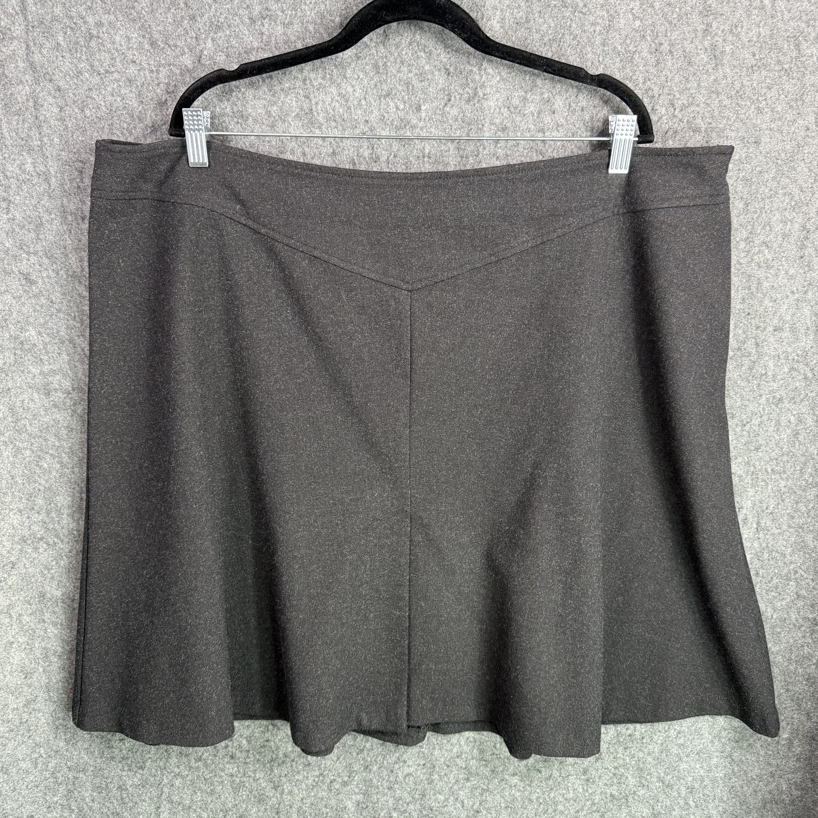 GEORGE Designs by Mark Eisen Women’s Greystone Wool Blend A-Line Skirt Size 22W
