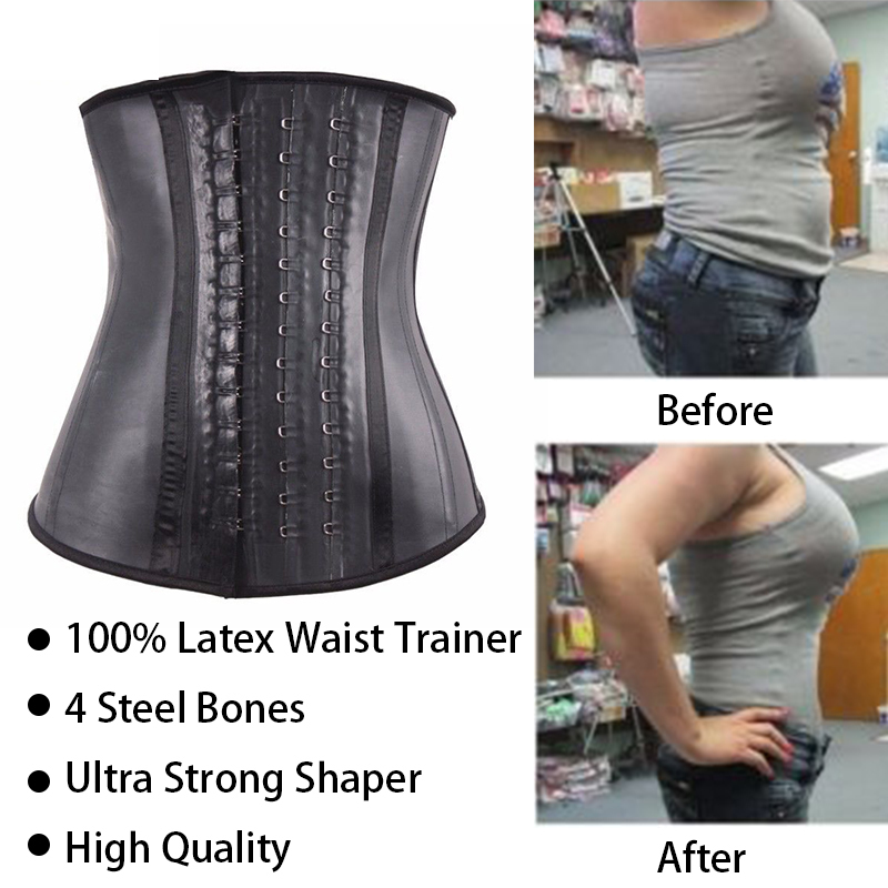 Fajas Reductoras Colombianas Body Shaper LATEX Waist Trainer Corset Shapewear US
