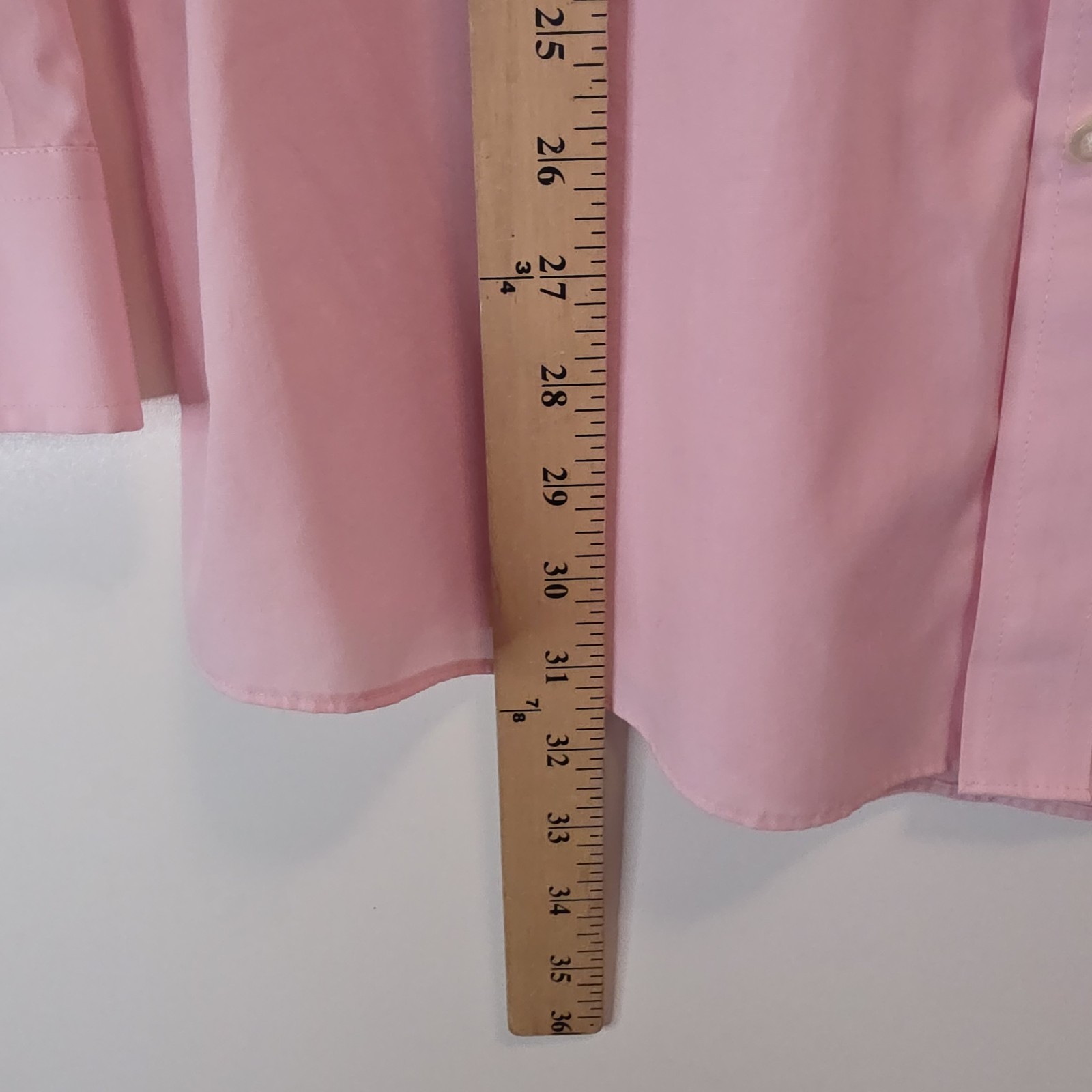 Stafford Easy Care Broadcloth Shirt Pink Regular Fit Office Mens 16.5-34/35