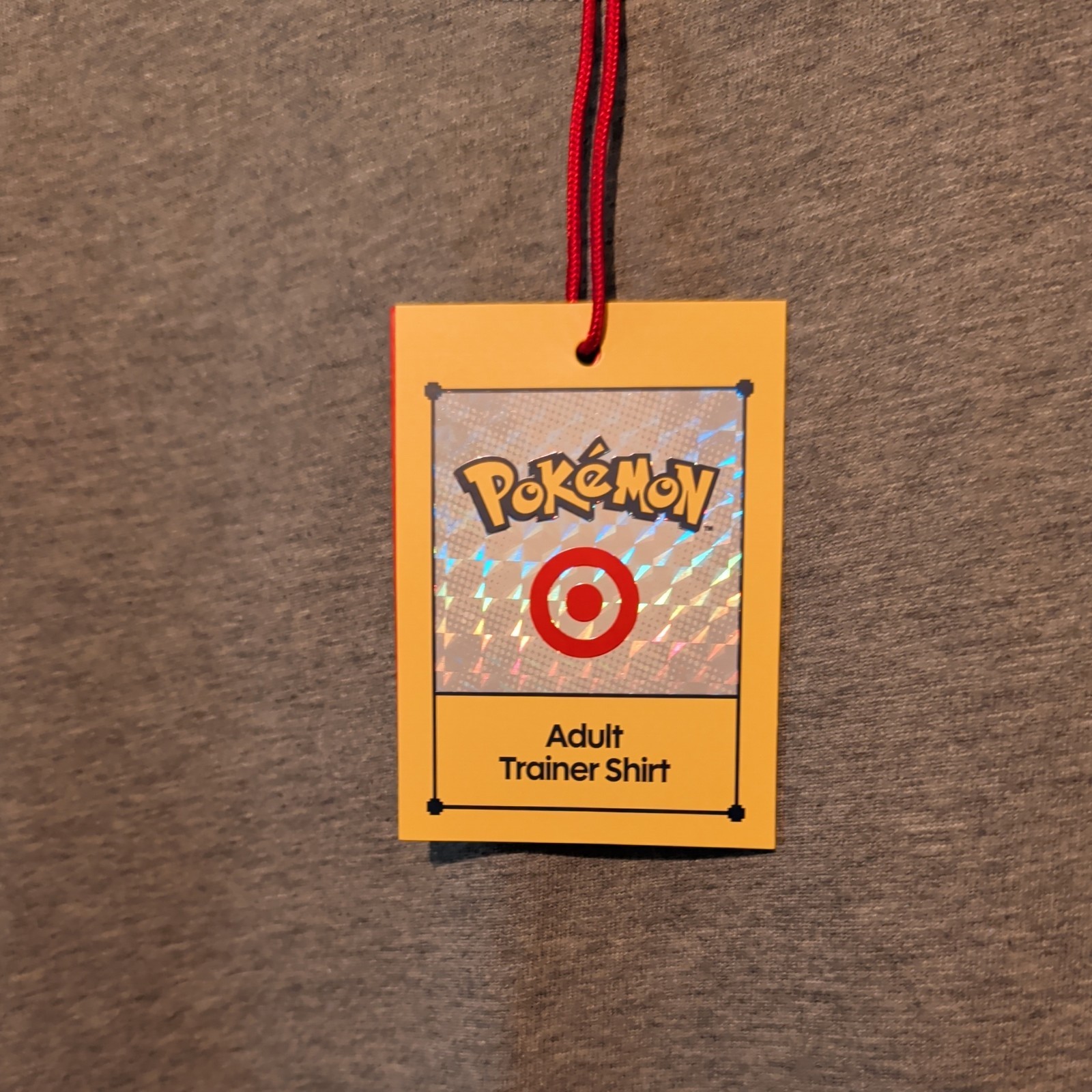Pokémon x Target Jigglypuff Adult Trainer Shirt Gray NWT Size Small Exclusive
