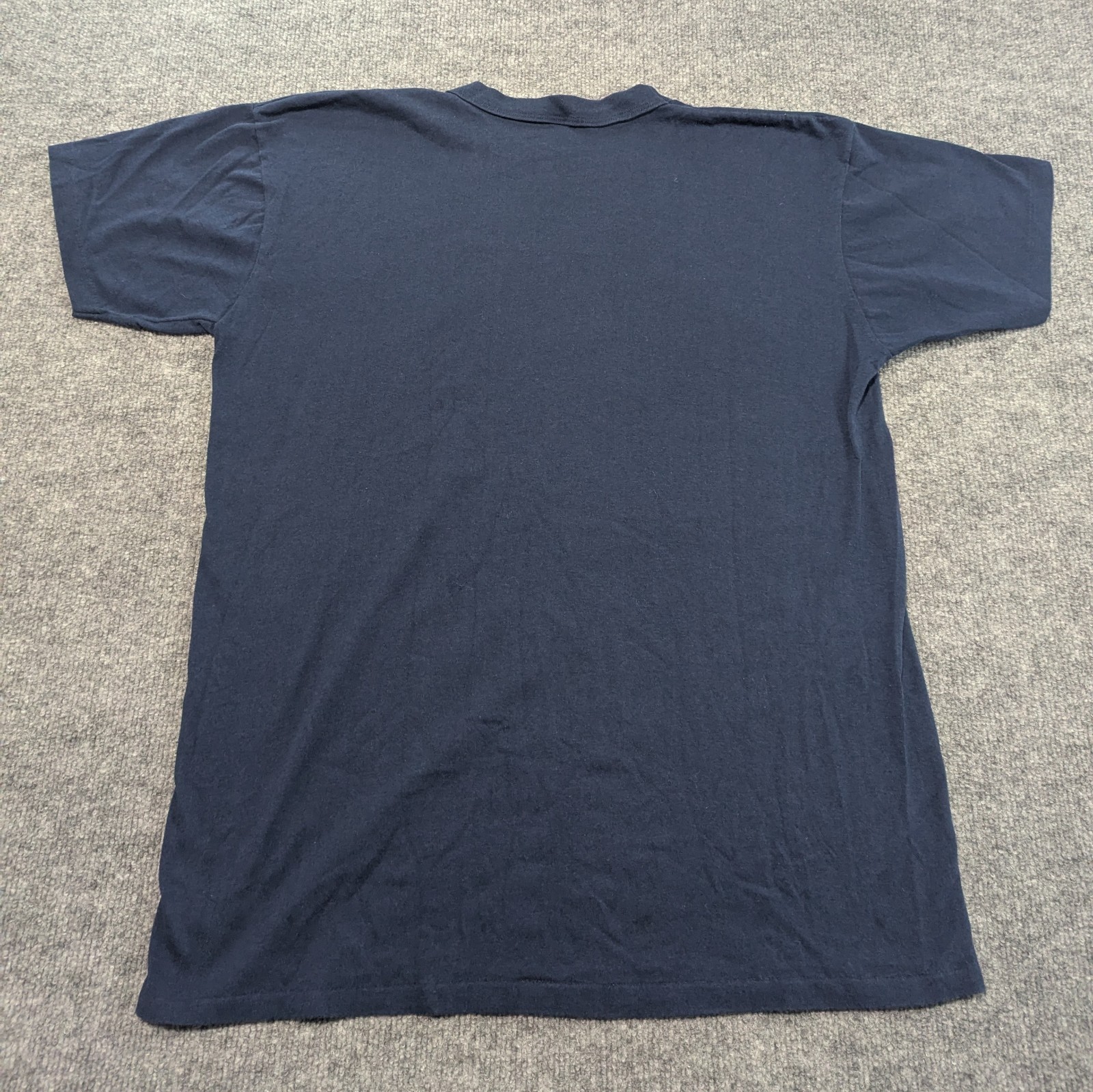 Vintage BUSCH Beer Graphic Single Stitch T-shirt Men’s XL Navy Made In USA