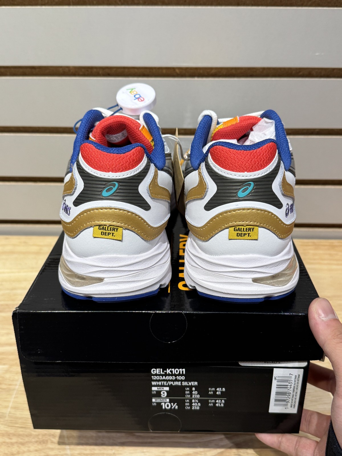 Size 9M/10.5W – ASICS Gel-K1011 Gallery Dept. Mental Energy Multi-Color Sz 9 120