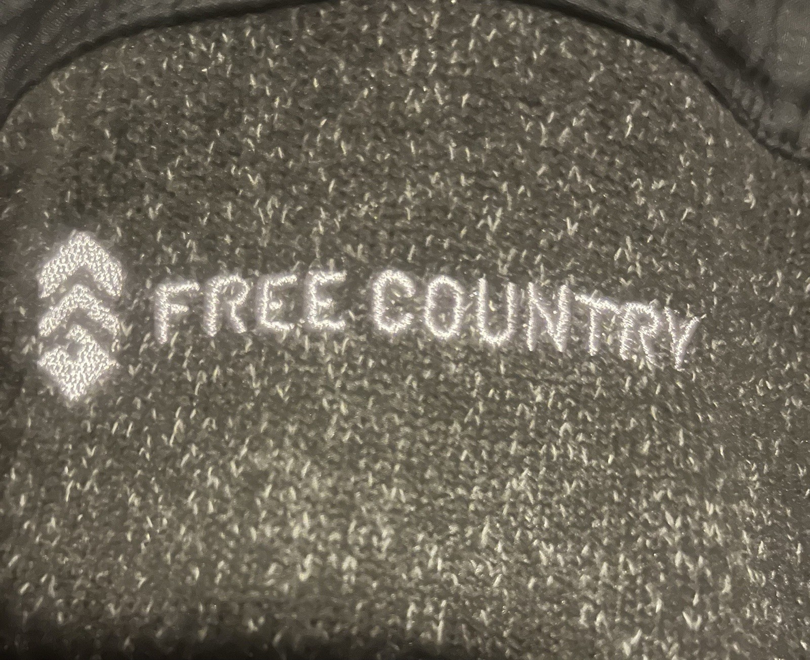 Free Country Men’s Black Full Zip Fleece Jacket Stand-Up Collar Pockets XL