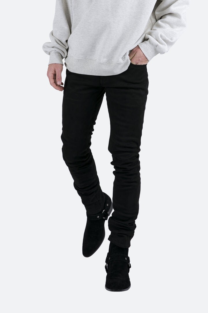 MNML M318 Suede Denim SIZE 31 IN BLACK
