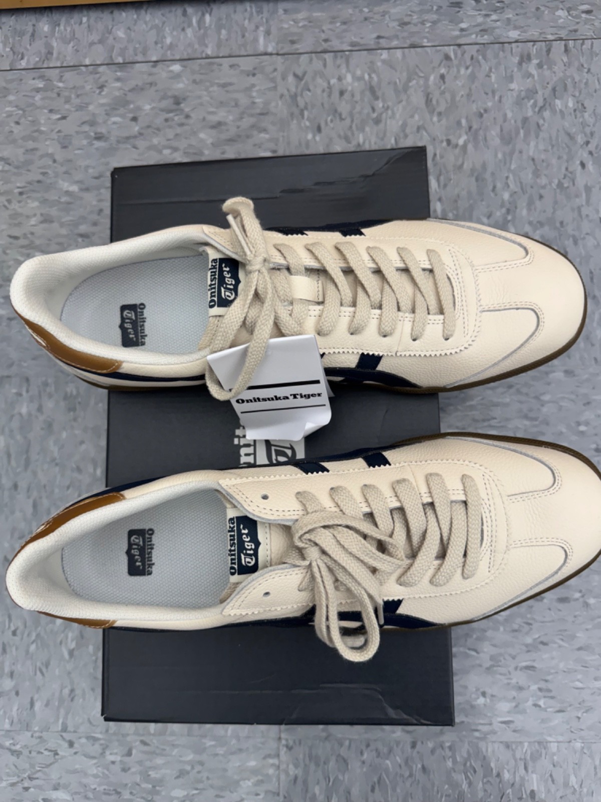 ASICS Onitsuka Tiger Tokuten Glacier Grey Peacoat 1183B938-020 Size 12.5 Unisex