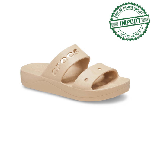 Crocs Adult Women’s Baya Platform Slide Sandal Comfortable and Lightweight Chai