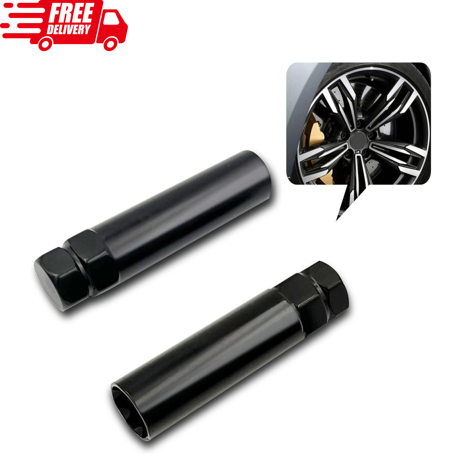 6 & 7 Spline Lug Nut Socket Key Tool – Aftermarket Wheel Lock Tool Kit