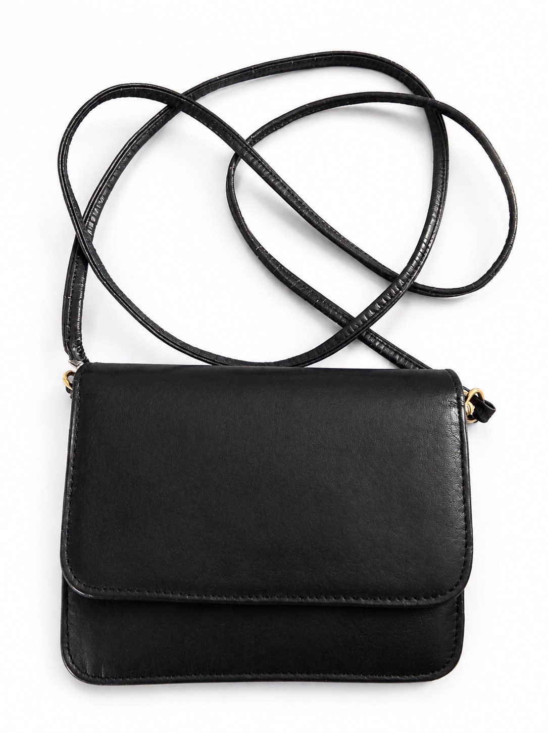 Vintage Genuine Leather Crossbody Organizer Wallet Belt Bag Kiss Lock Coin Purse
