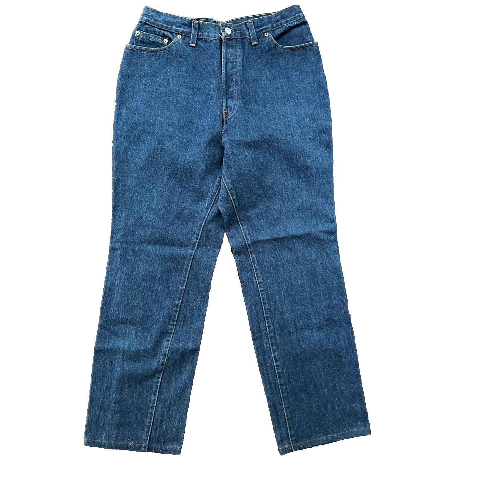 Vintage Levis 501 Jeans Womens 28×28 Denim USA Dark Wash Tapered 18501-0115