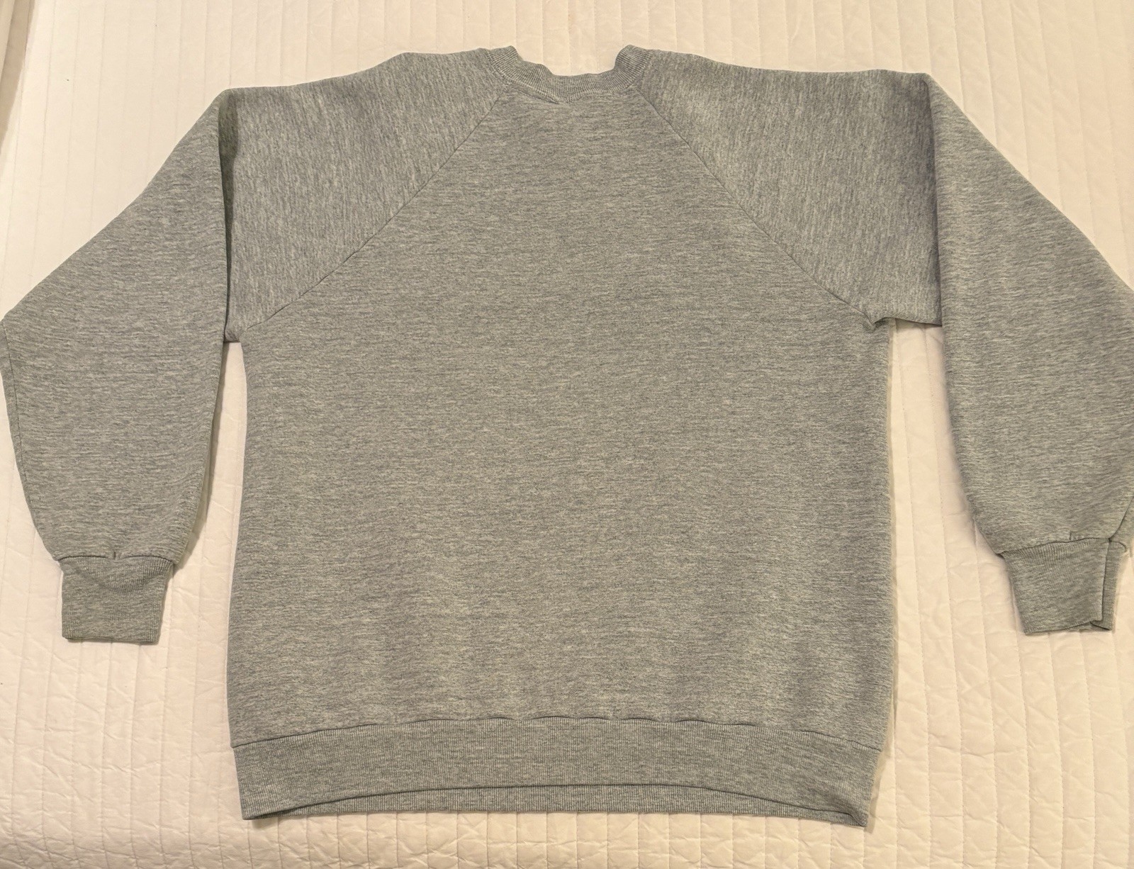Vintage Auburn University Sweatshirt 1987 Large Gray FOTL 50/50 Blend War Eagle