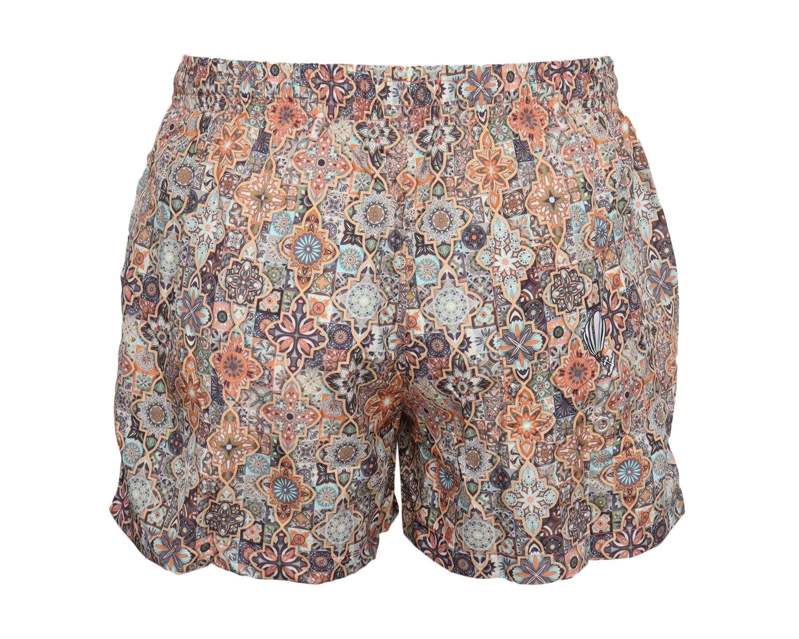 NWT EZZELINO SWIM SHORTS polyester multicolor boxer luxury Italy S