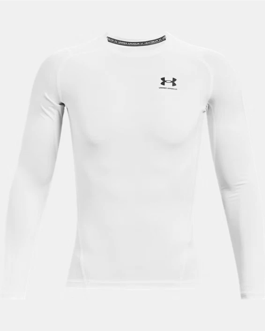 Under Armour HeatGear Compression Long Sleeve Shirt Men’s M White 1361524 NWT