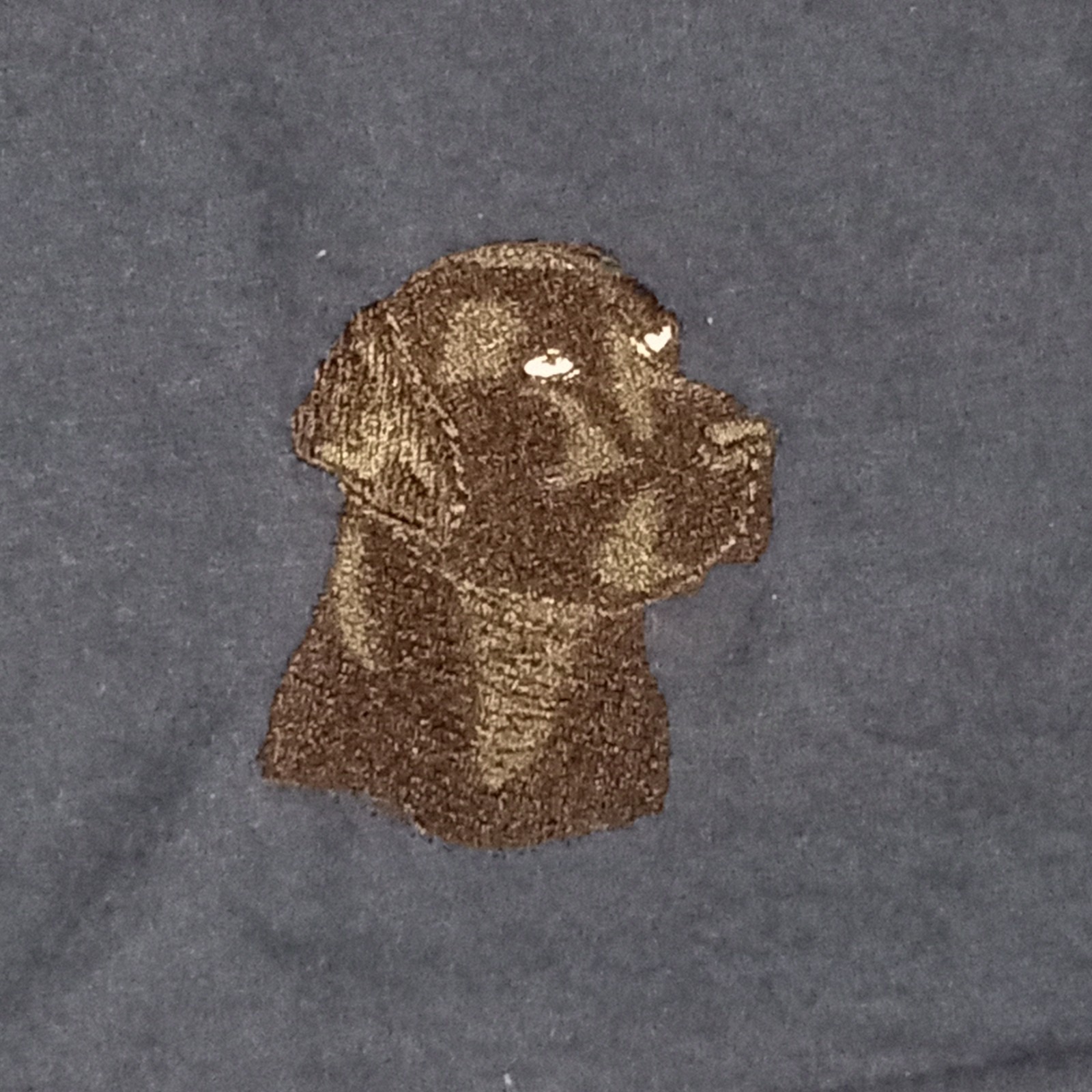 L Tall 90s Y2K Cabelas Chamois Cotton Black Lab Dog Flannel Shirt USA Vintage
