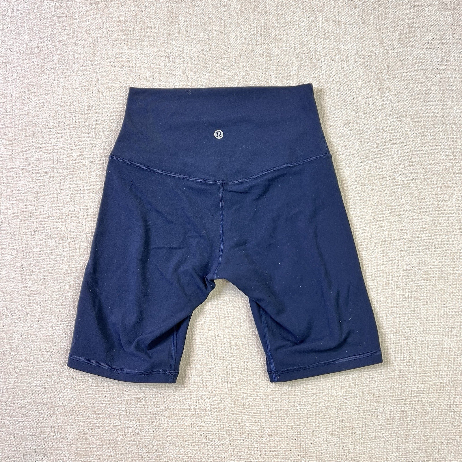 Lululemon Align High Rise 8″ True Navy Women’s Yoga Workout Shorts Size 4