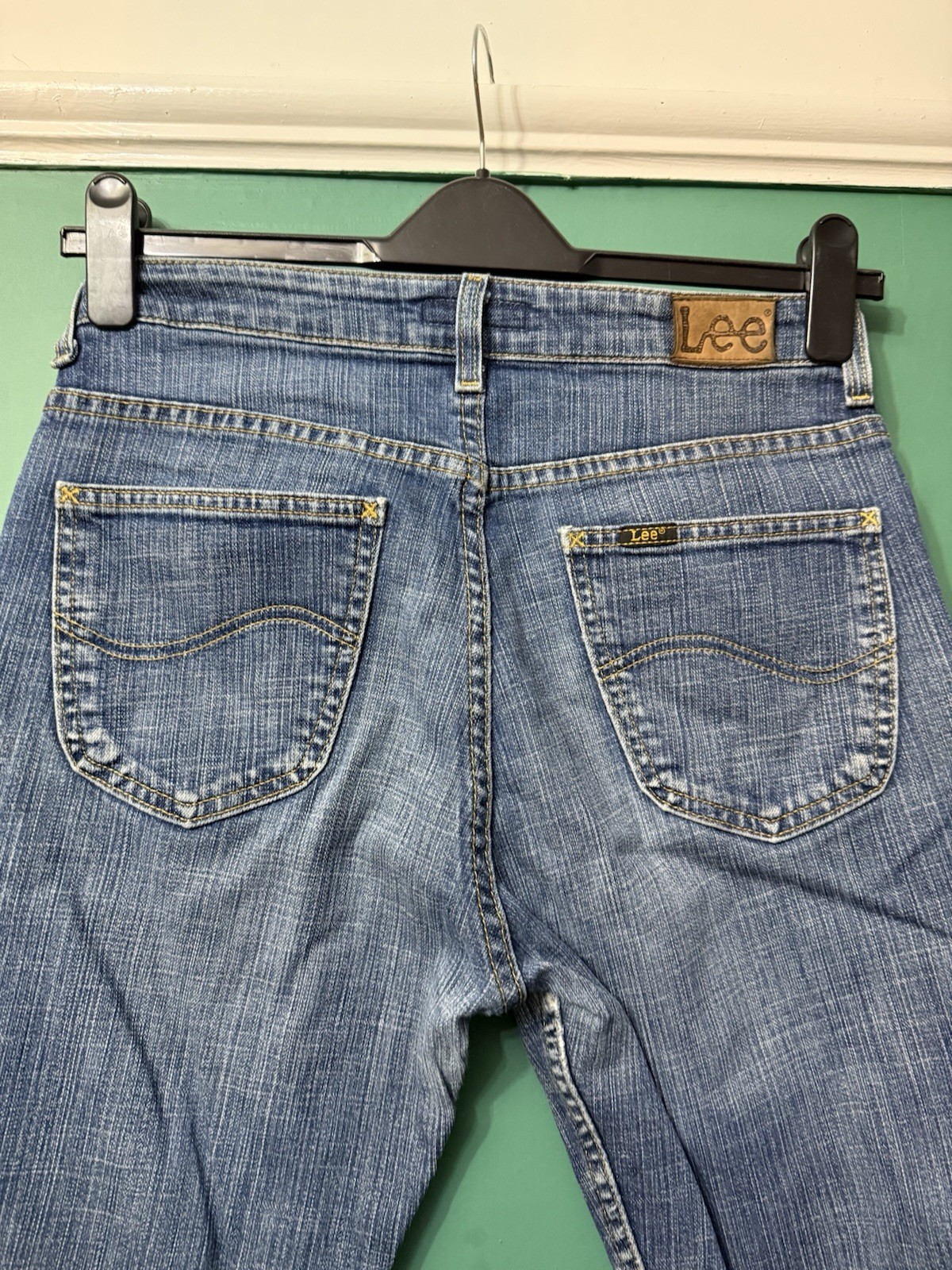 Lee Cameron Bootcut Jeans Womens 32S 32 inch Waist 28 inch Leg. Blue. SKU 98054