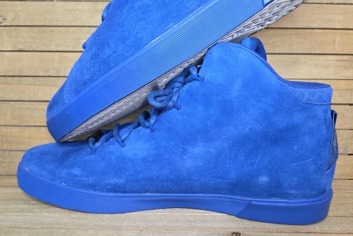 Nike LeBron XII 12 NSW Lifestyle QS Game Royal Suade 716417-400 James Sz 13 Shoe