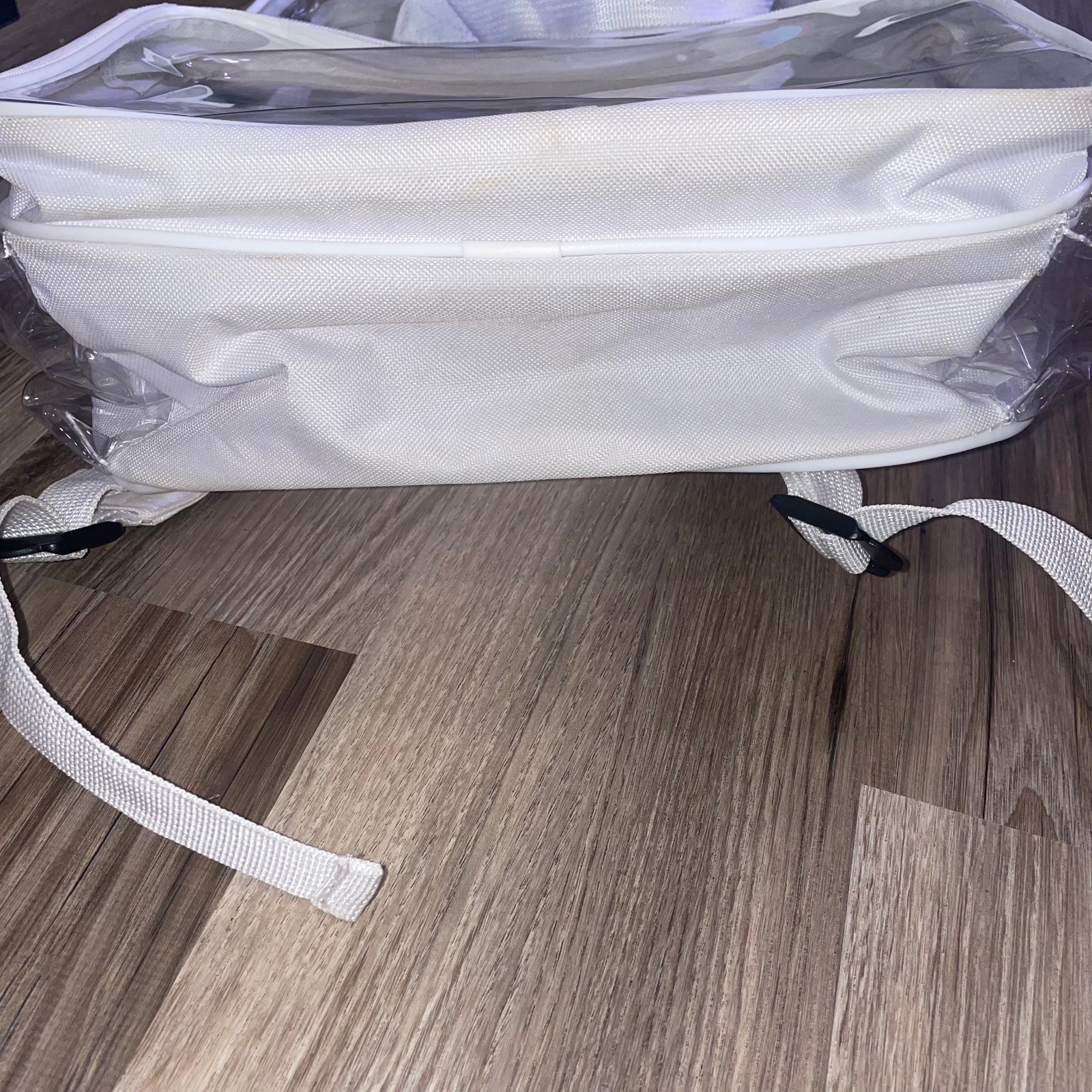 Dalix Clear White PVC Backpack