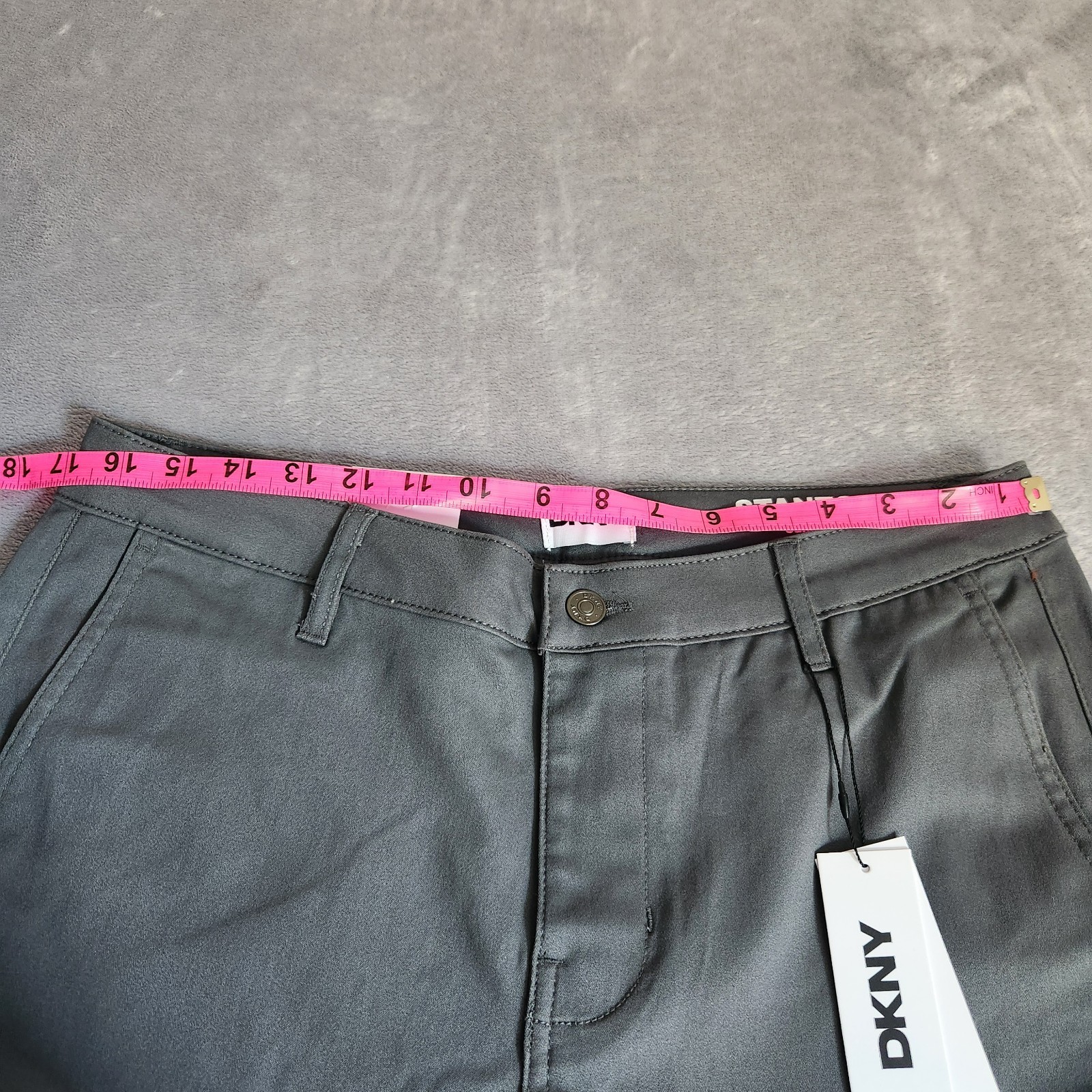 New DKNY Men’s Stanton Slim Fit Ultimate Stretch Cargo Pants Gray NWT 32×32 32