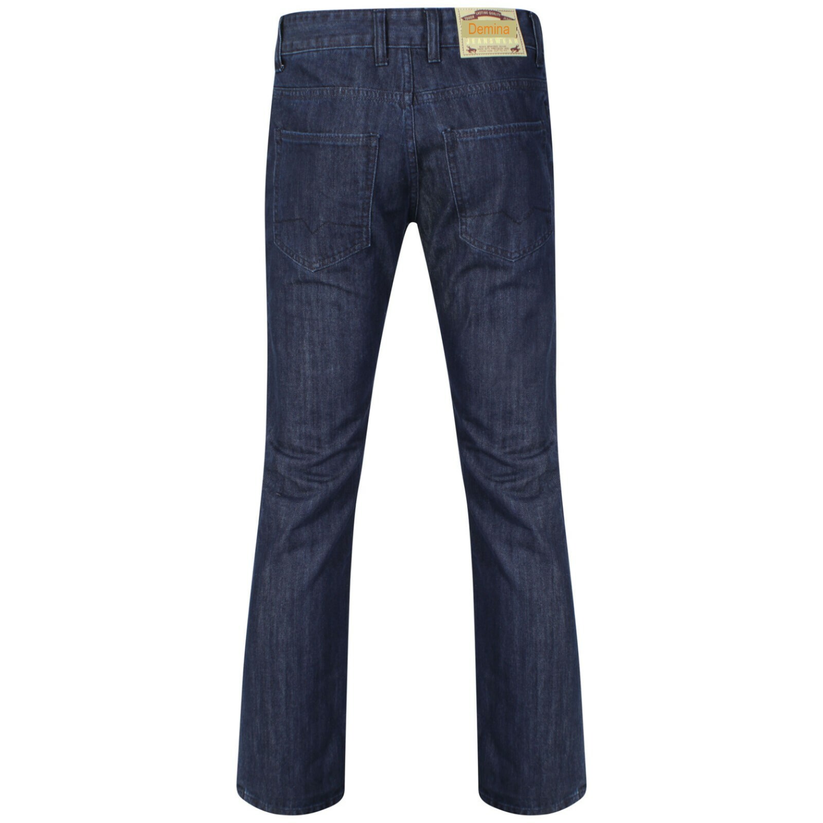 Men’s Straight Leg Rinse Wash Denim Jeans 28 30 32 34 36 38 JAMIE demina