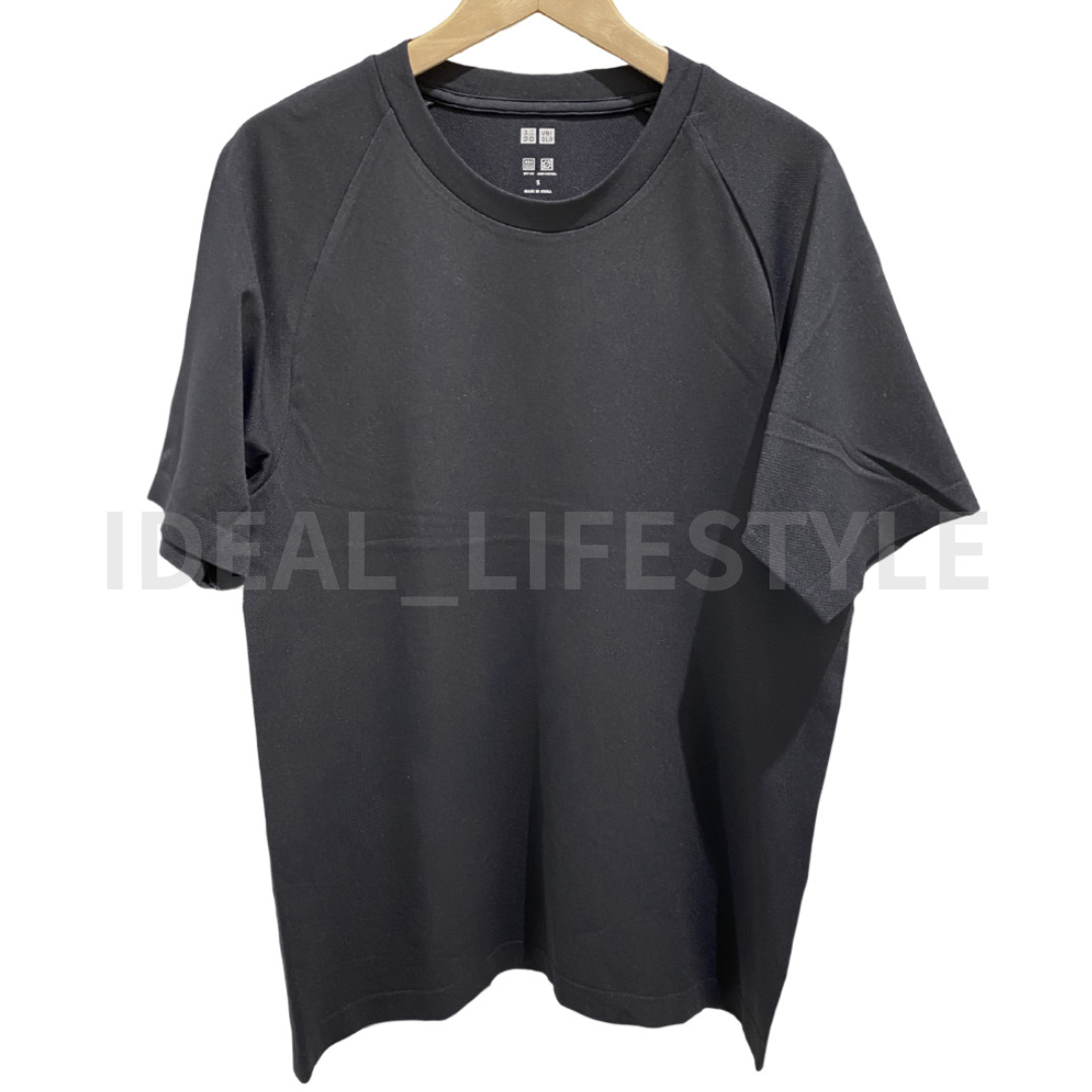 UNIQLO DRY-EX T-Shirt S-4XL Crew-Neck Short-Sleeve Sports Men 482299 NWT