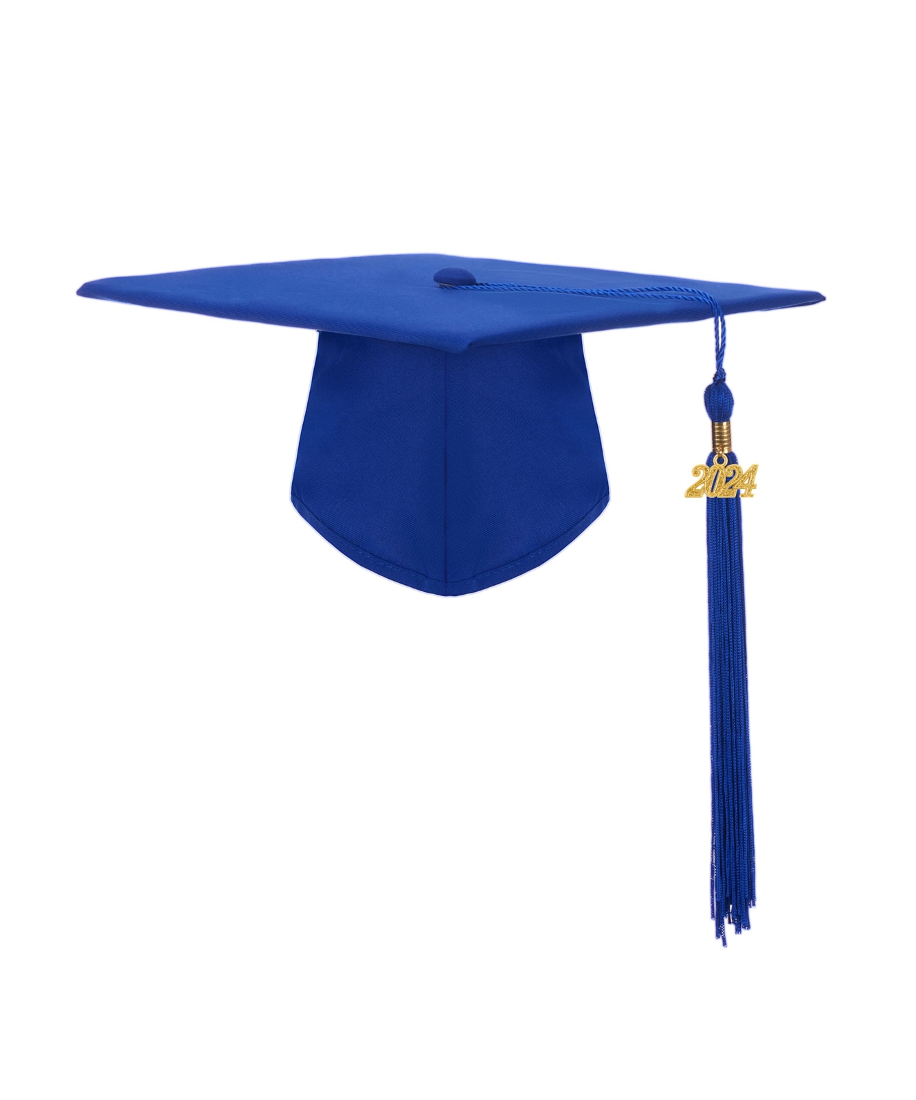 SAMDEEMI Unisex Adult Matte Graduation Cap with 2024 Tassel for High School and