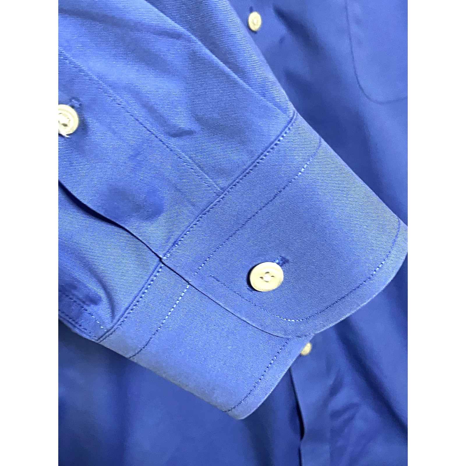 Paul Fredrick Trim Fit Button Dress Shirt Mens 15.5 35 Easy Care Professional