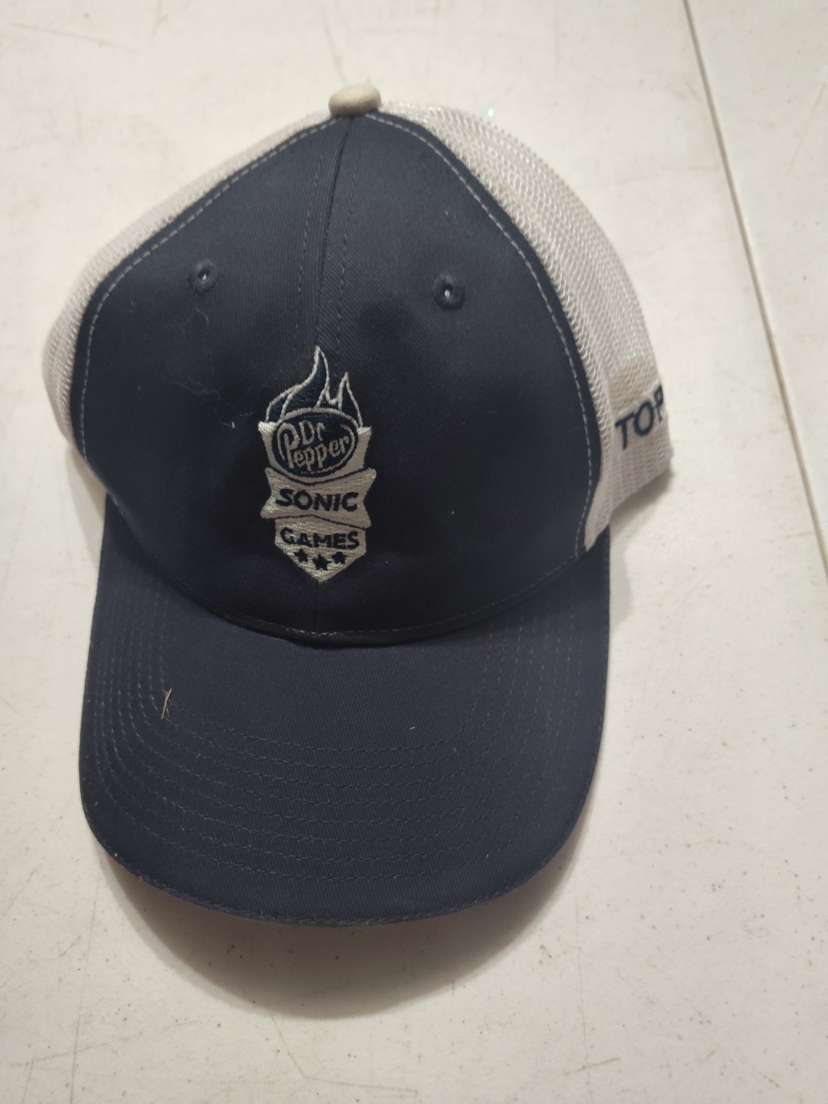 Dr Pepper Sonic Games TOP 50 Hat, Brand New, Collectible Rare, Customized wPatch