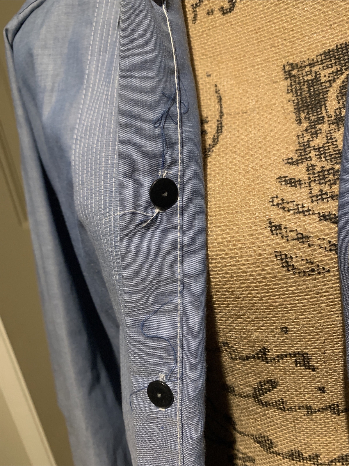 Chaplin Men’s Button Up Long Sleeve Shirt Size S 30-31 Vintage