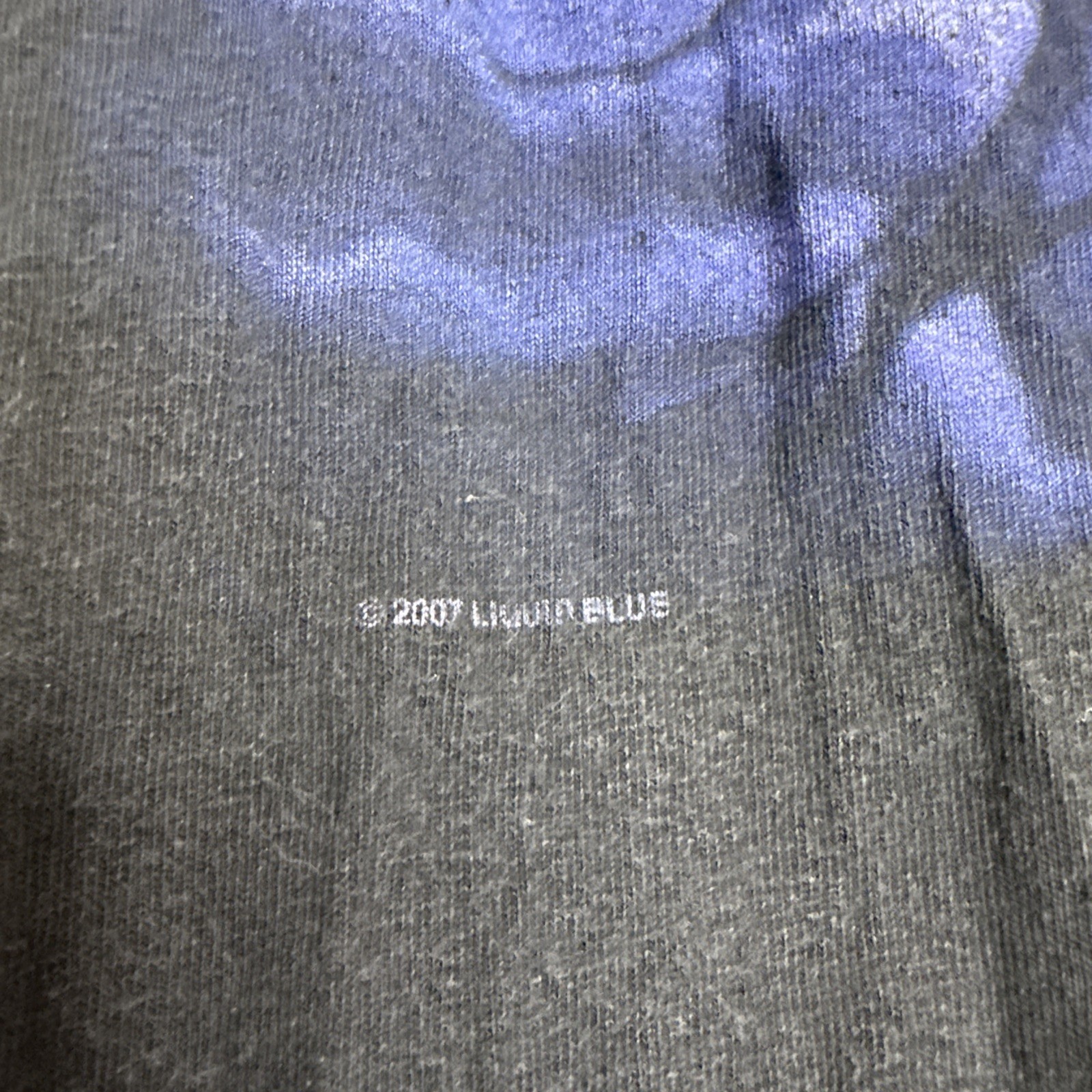 Vintage 2007 Liquid Blue Dragon Y2K Tee Shirt medium alstyle apparel VTG DRG