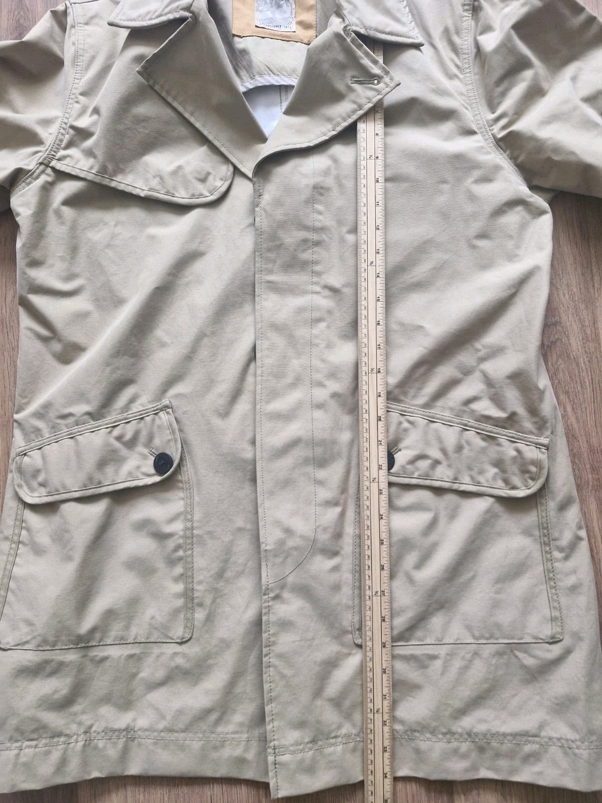 Timberland Beige Mac/Jacket, Trench, Waterproof taupe. 2007. Mens UK MEDIUM.
