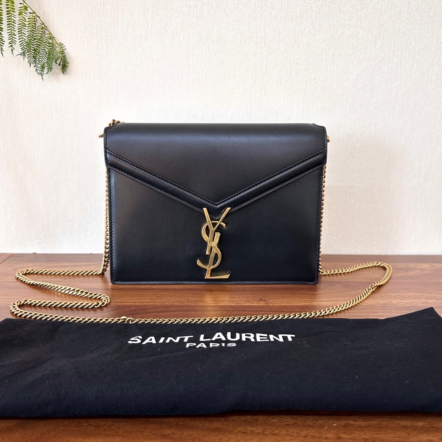 Saint laurent Pre-Owned Authentic Envelope Bag 22*5*17cm Free Tracked Shipping