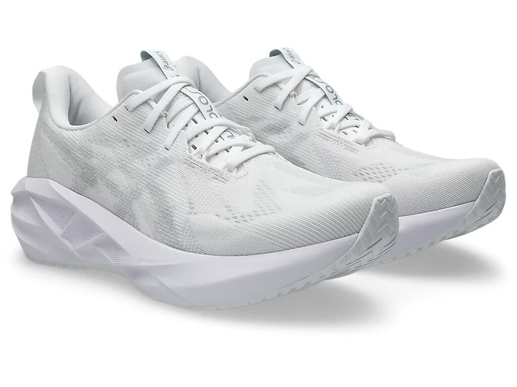 ASICS NOVABLAST 5 1011B974 100 White Piedmont Grey Running Shoes