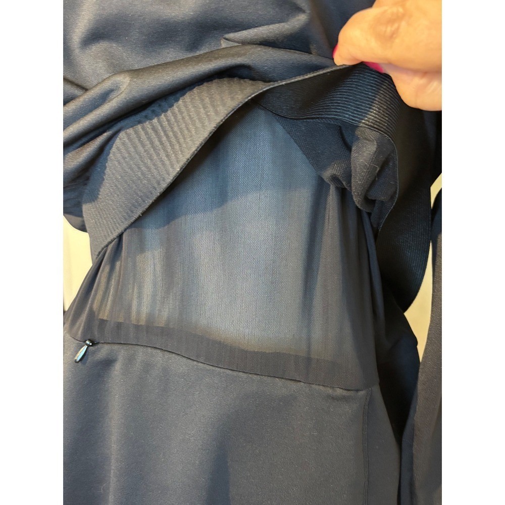 Fabletics Womens Black Full Zip Athletic Training Jacket Mesh Vent Back Large