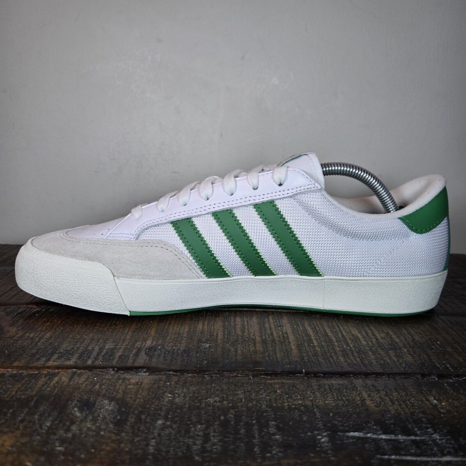 Adidas Nora Mens Size 11.5 Casual Sneakers Shoes Cloud White/Green GY6965