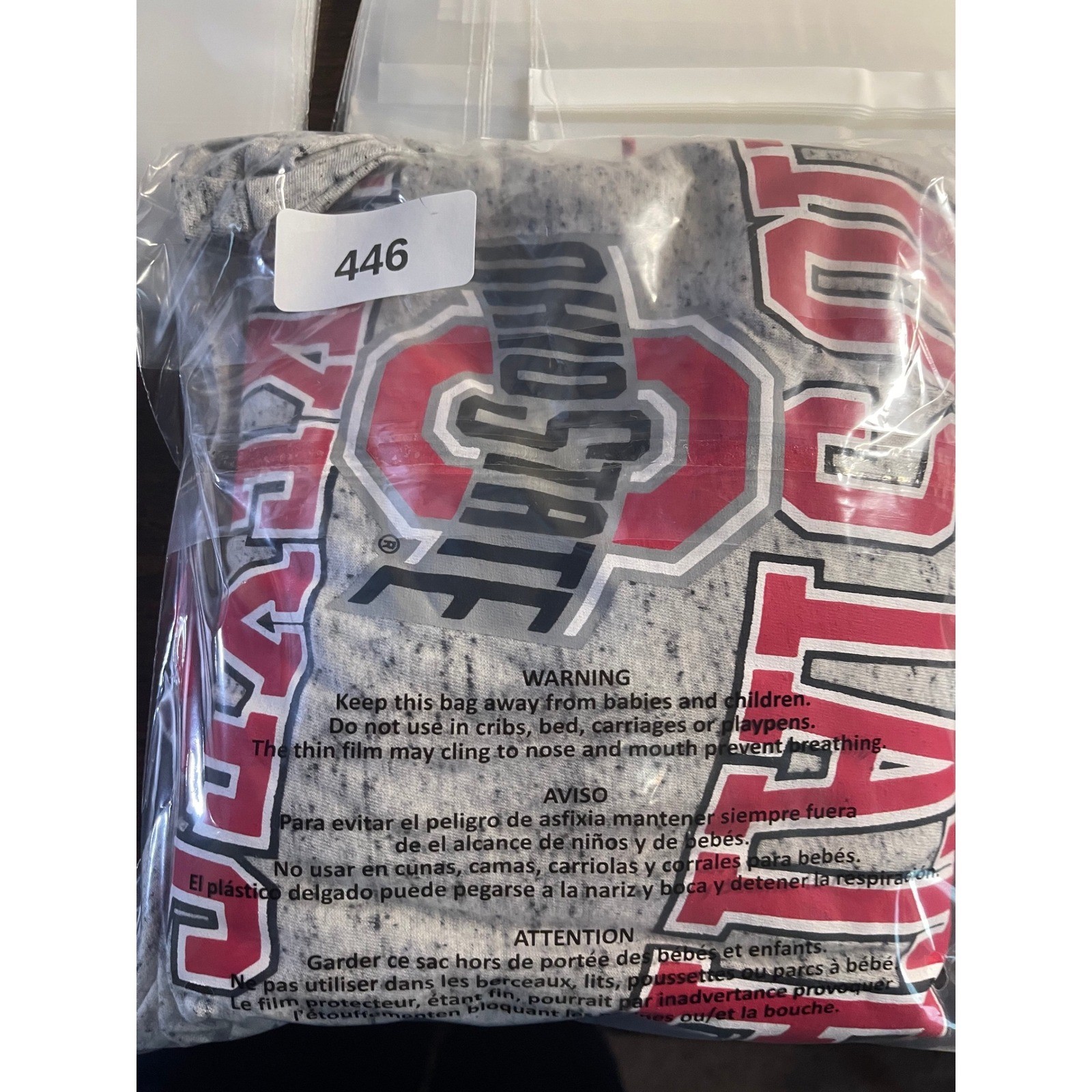 Profile Varsity Ohio State Buckeyes Lace Up T-Shirt Womens Plus 1X Grey Red