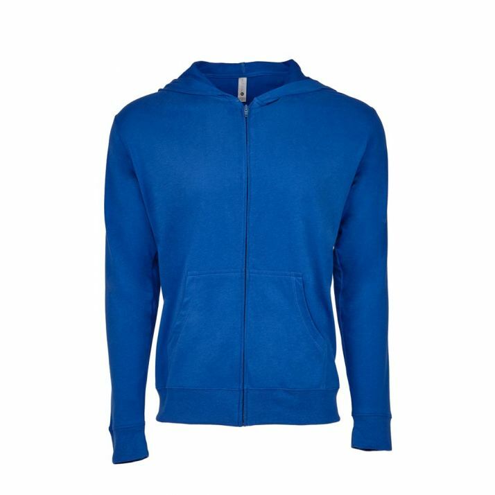 Men’s Sweatshirt Hoodie Lightweight “NEXT LEVEL” Full Zip Hooded Jacket -Unisex