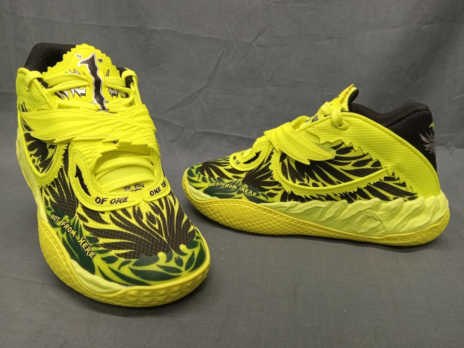 Puma LaMelo Ball MB.05 (GS) ‘Voltage’ Electric Yellow Boys Size 4.5 NEW NO BOX!