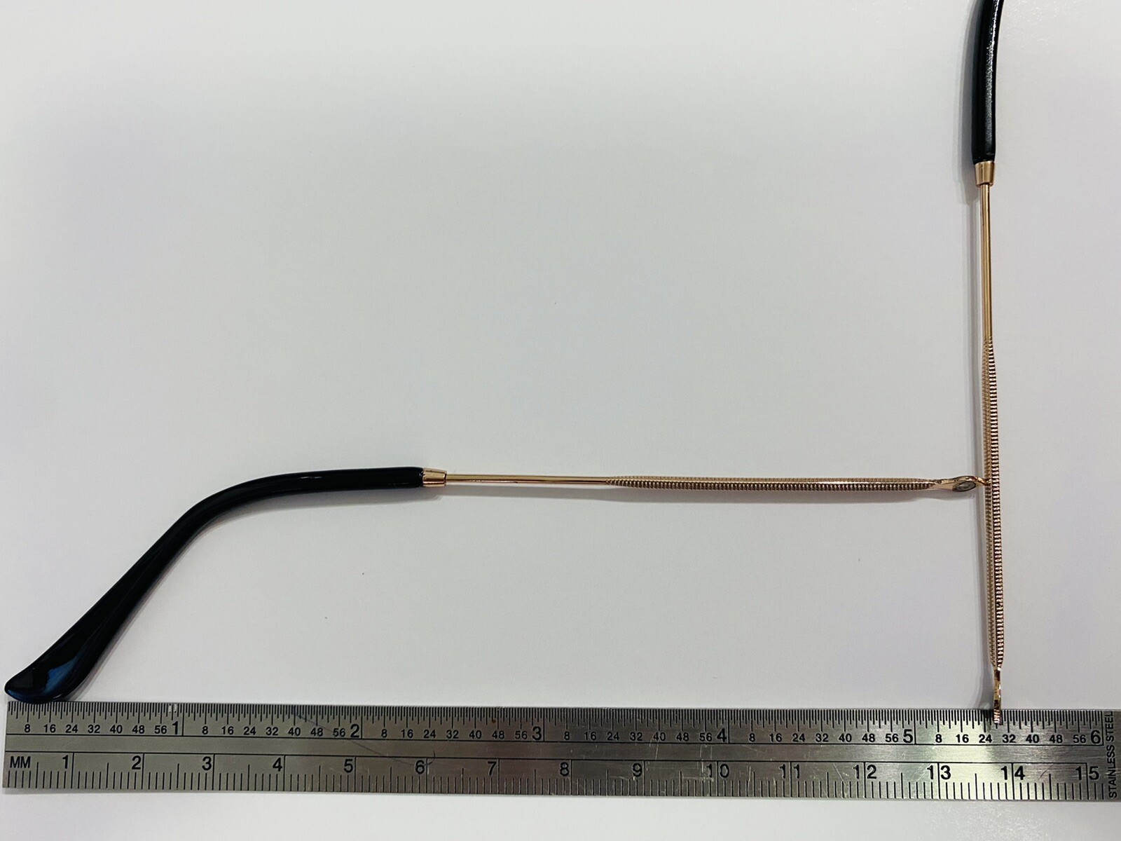 Replacement Gold Temples Arms for Ray Ban 3025 3647 Aviator Sunglasses 142mm New