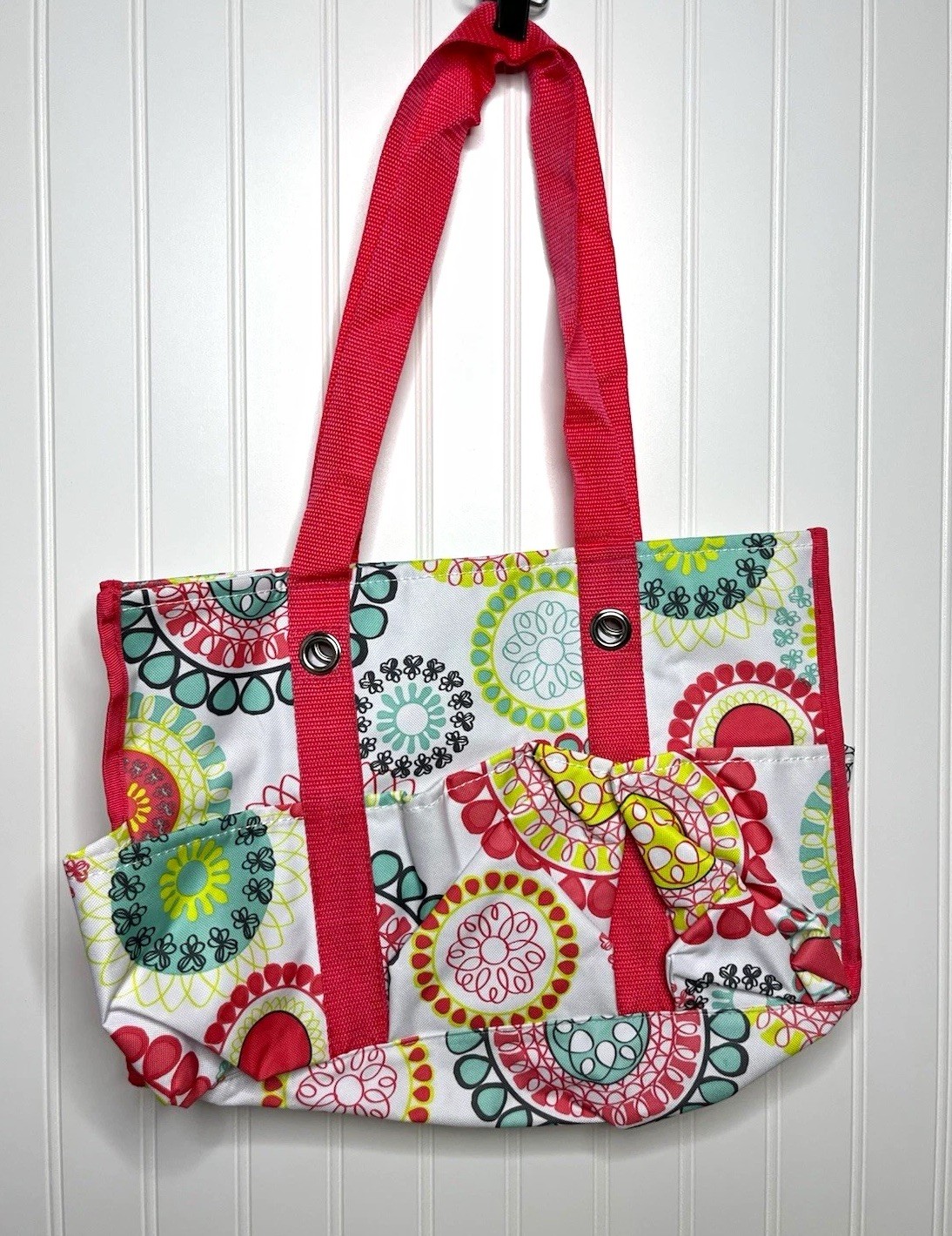 Thirty-One Organizing Utility Tote Citrus Medallion NWOT Original No Zip