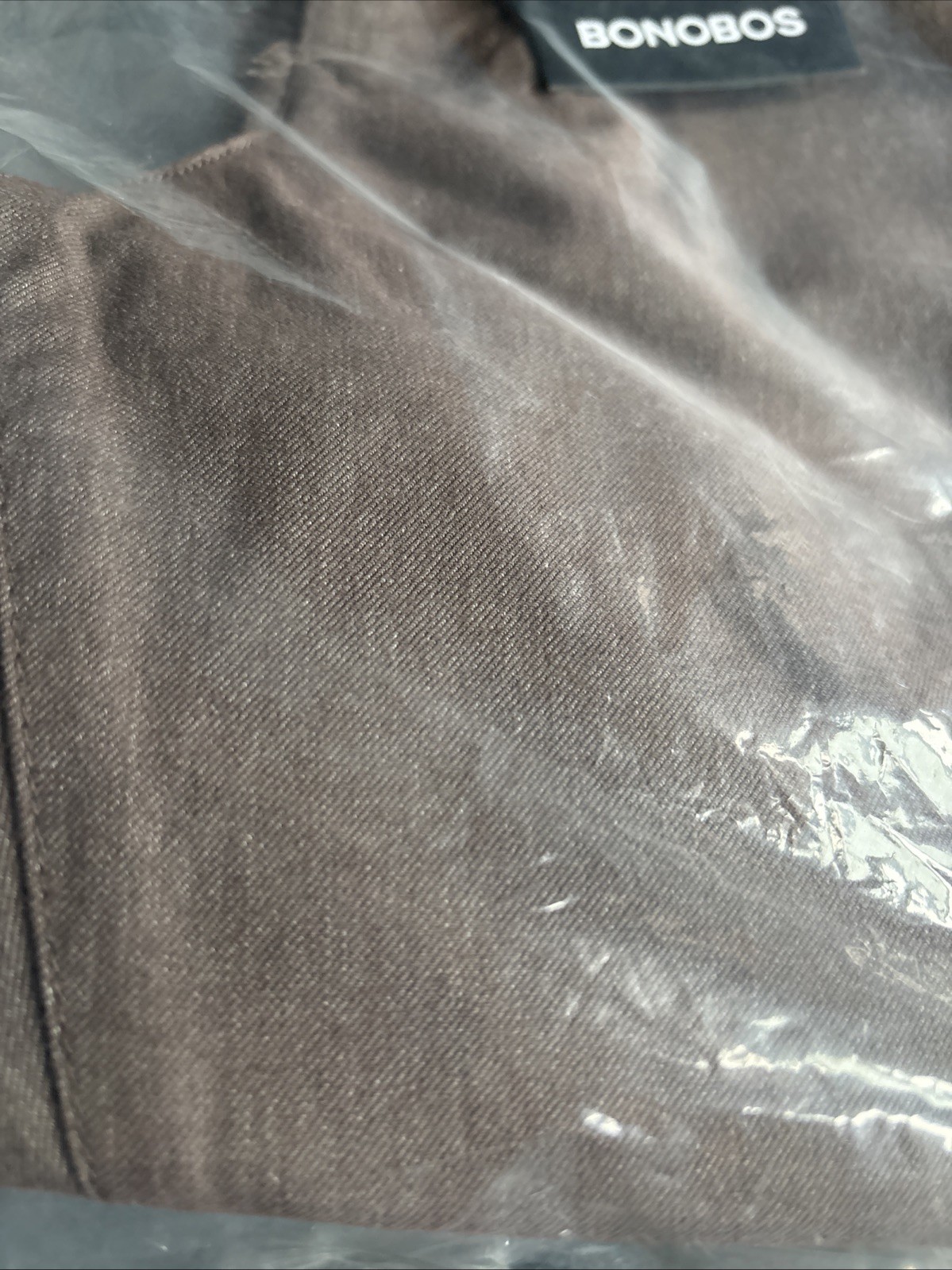 Bonobos Stretch Yarn Die Chinos Heather Brown 34×30 Slim Fit NEW R165-