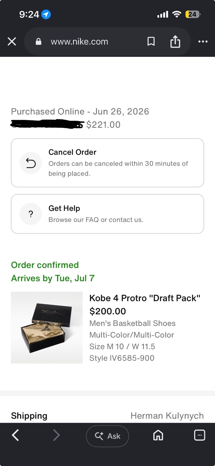 Nike Kobe 4 IV Draft Day Pack Size 10 SEALED 2026 IV6585-900 Ship Fast