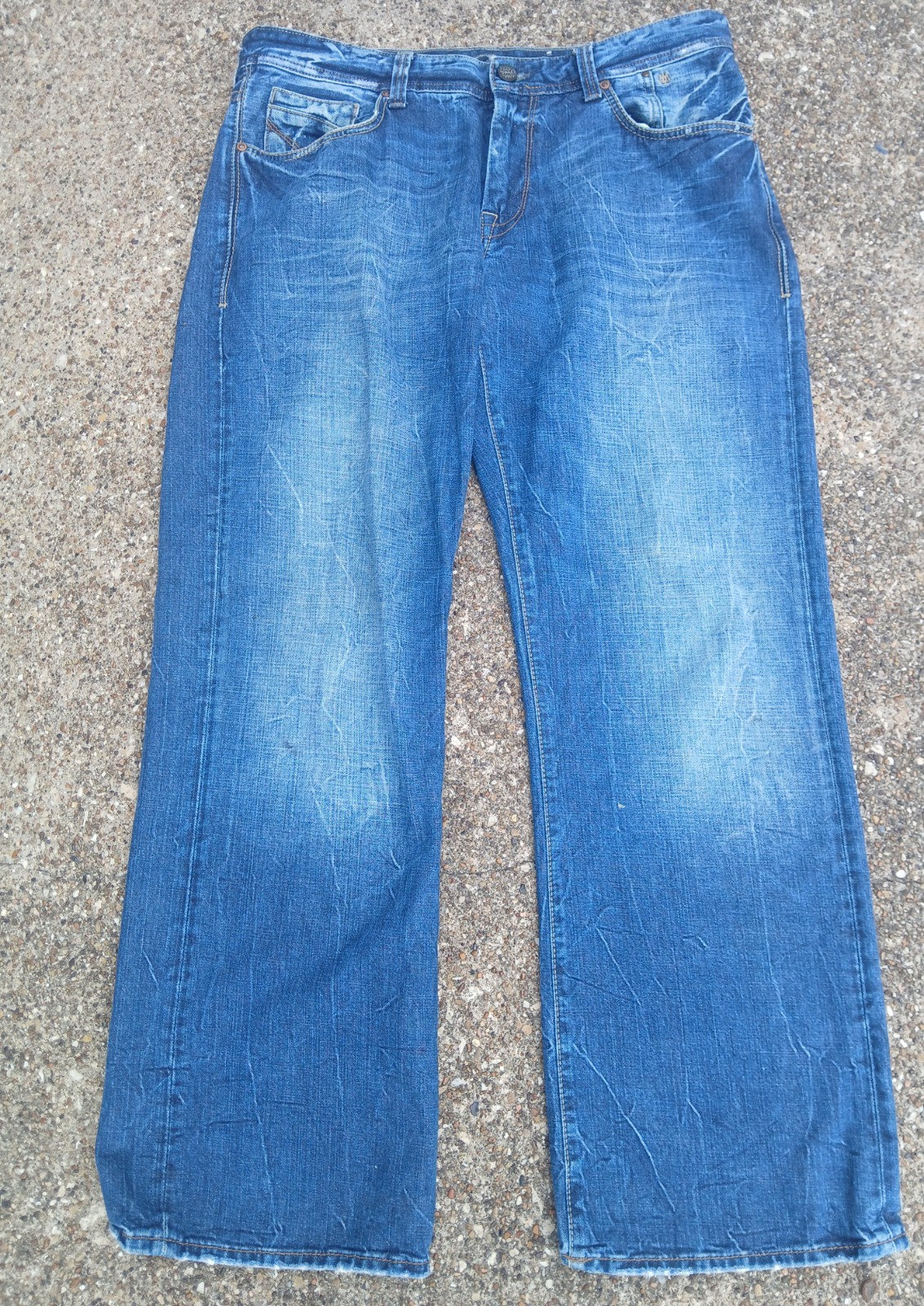 Mavi Marco Mens Midrise Straight Leg Jeans 34 × 32