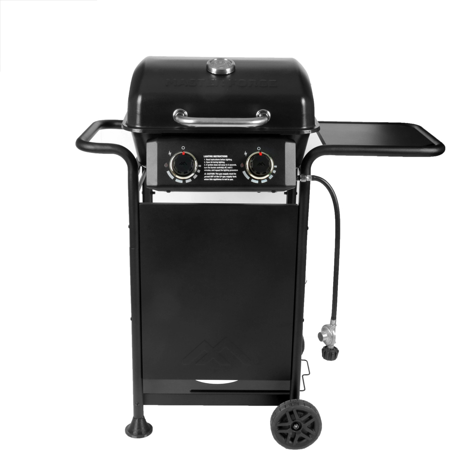 Master Forge Small 425-Sq.In Black 2 -Burner Liquid Propane Gas Grill|120164