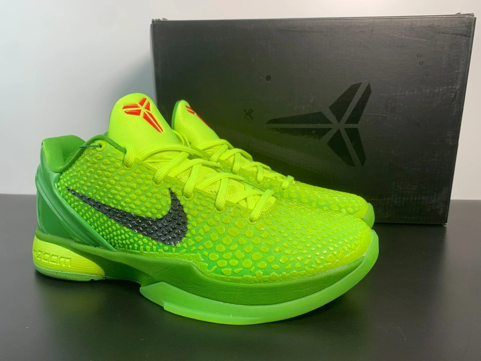 NEW Kobe 6 Protro Green Grinch Men’s CW2190-300 All Size US 7-12