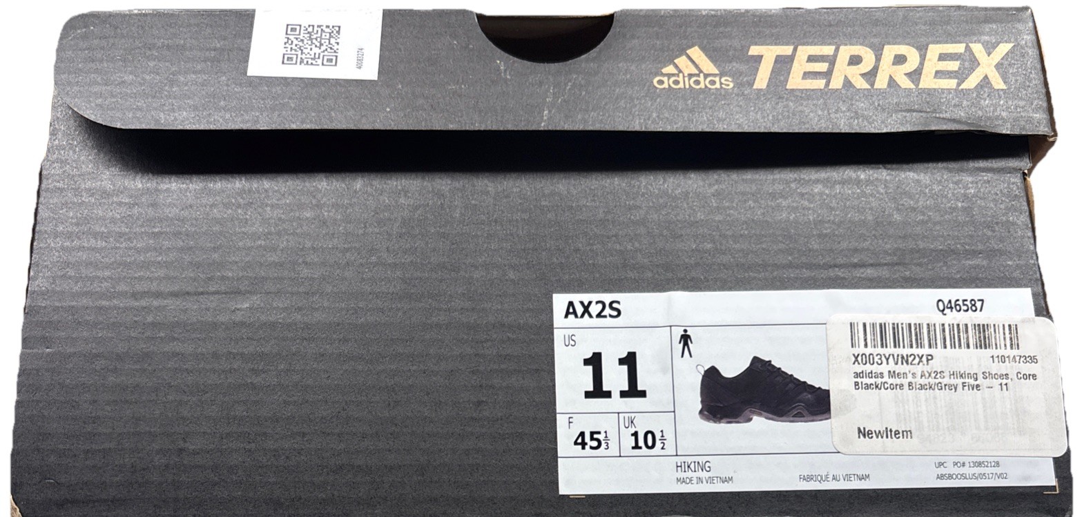 Adidas Hiking Randonnee AX2S Model Q46587 Size Men 11—NEW—SHIPS IN 24 HOURS—