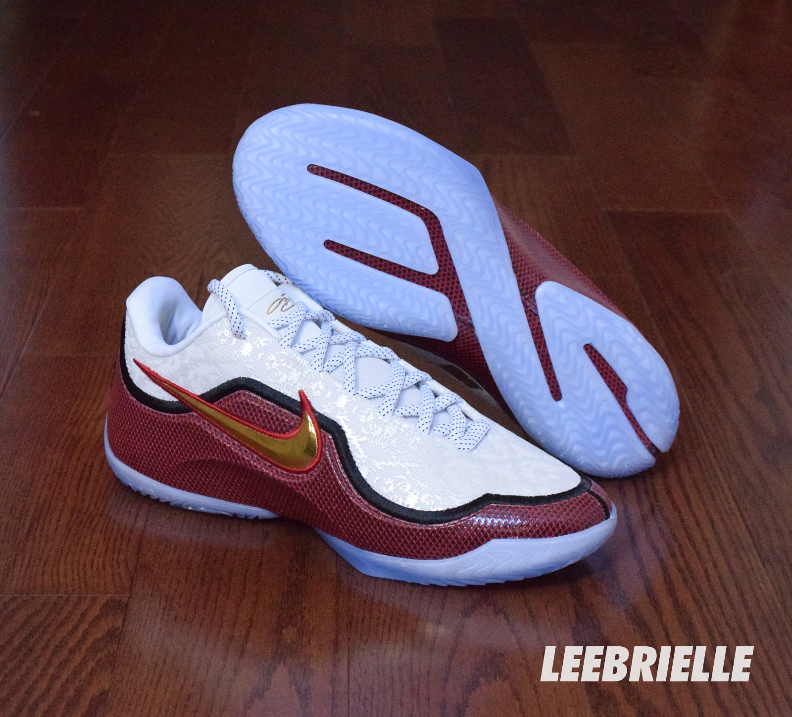 Size 15 – Nike LeBron 23 Grand Opening White Red Gold Black HJ5629-100