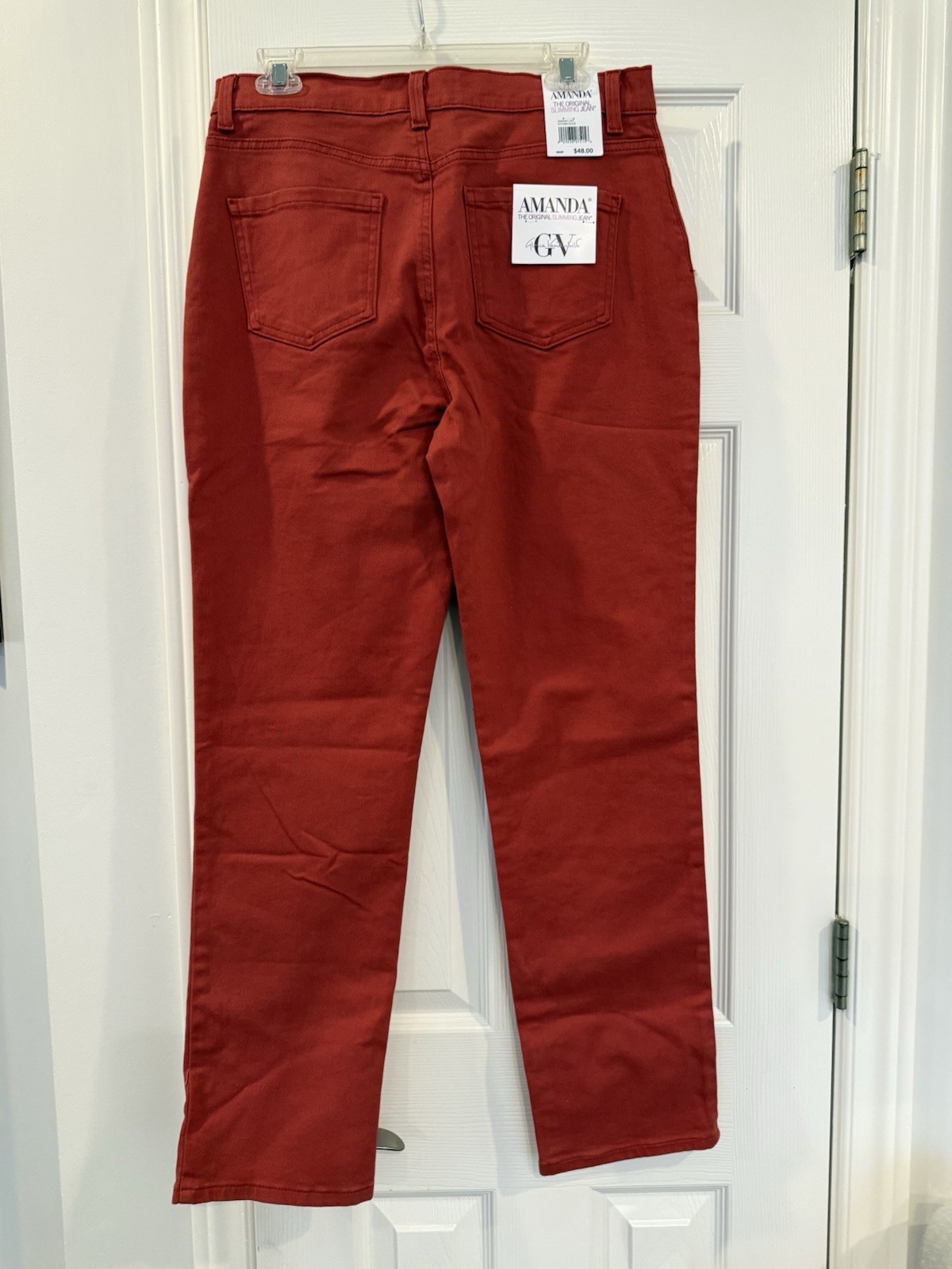 Gloria Vanderbilt Amanda Slimming Jean Classic Tapered Size 10, Autumn Blaze