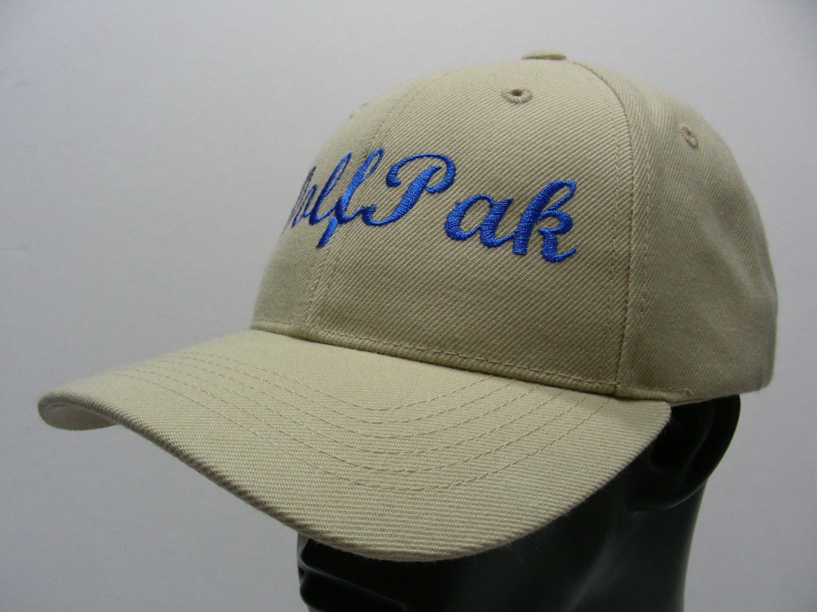 WOLFPAK – ZEFPAK – BEIGE – LIDS – ONE SIZE ADJUSTABLE BALL CAP HAT!